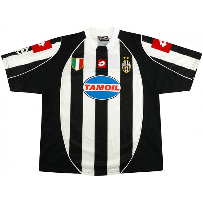 Authentic Camiseta Juventus 1ª Retro 2002 2003 Negro Blanco